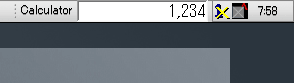Taskbar Calculator