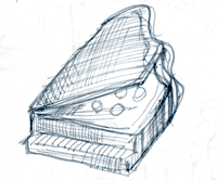 走り書き：ペンダント